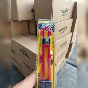  قفل فرمان دومیله دسته دار تاپ لوک مغزی برنجی کلید ناودونی برنجی روکش PVC کیفیت بسیار عالی قیمت بسیا