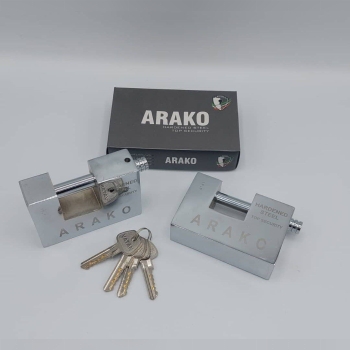  قفل کتابی دوشیار فولادی اراکو 