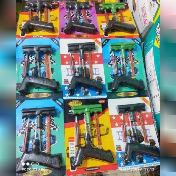  درفش پنچرگیری پلاستیکی با لوازم 