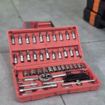 جعبه بکس 46 پارچه قرمز 