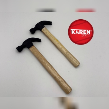 چکش دوشاخ۲۵۰ گرمی دسته چوبی