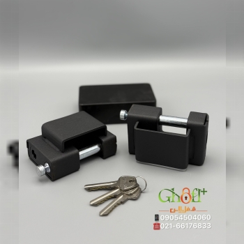  قفل کتابی گاردار فولادی گرانیت کلید دوشیار برنجی 