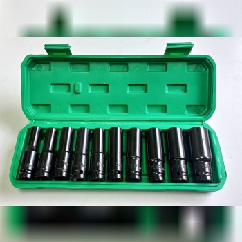 بکس ۱۰ پارچه بلند مشکی ۸ تا ۲۴ میلیمتر