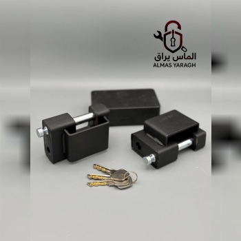  قفل کتابی حفاظ دار گرانیت ۳کلید پله ای برنجی-مغزی