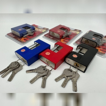 قفل کتابی فولادی رنگی وکیوم زوشی