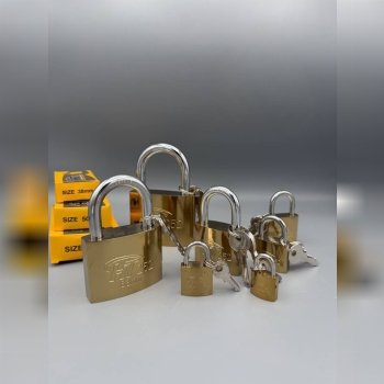  قفل آویز طرح برنجی 