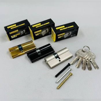  سیلندر 7 سانت سوکو پنج کلید/ ساچمه برنجی رنگ ساتن