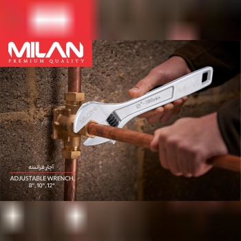 آچار فرانسه #میلان دارای طراحی ارگونومیک برای سهول