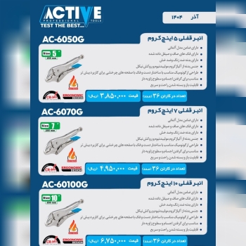 انبرقفلی های اکتیو موجود شد و آماده توزیع میباشد 