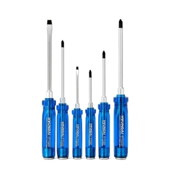 ست پیچ‌گوشتی ضربه‌خور 6 عددی هیوندای مدل HT-7801