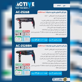 بتن کن های اکتیو در مدل های مختلف موجود شد و آماده