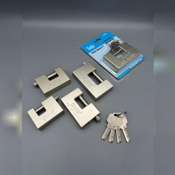  قفل کتابی فولادی وکیومی سولا کلید کامپیوتری مغزی کامل برنجی سایز 60=70=80=90=100 کارتن 48  عددی آدر