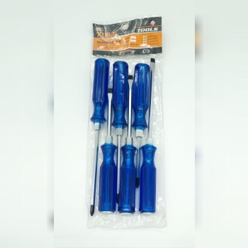 پیچ گوشتی کیفی 6 عددی ضربه ای طرح نوا آچار خور 295