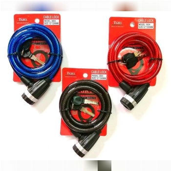 ®️قفل سیم بکسلی دوچرخه 