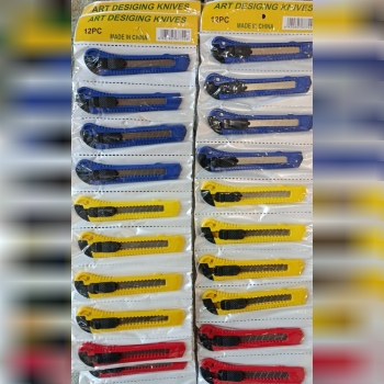 فروش ویژه کاتر پلاستیکی بزرگ کیفیت و قی‌مت عالی ، دوطرف دنده تعداد در کارتن ۱۰۰ عدد تعداد در بسته ۱۲