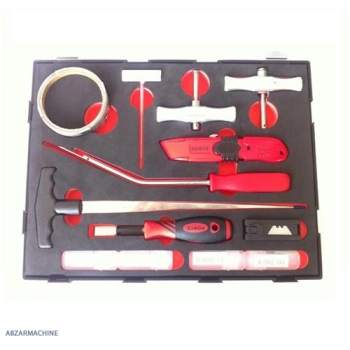 جعبه ابزار کامل تعویض شیشه اتوموبیل فورس FORCE