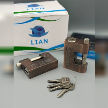 ⭐️قفل کتابی ۹۴فولادی کلید دوشیار LIAN⭐️