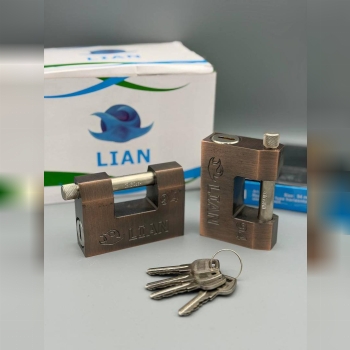 ⭐️قفل کتابی ۹۴فولادی کلید دوشیار LIAN⭐️