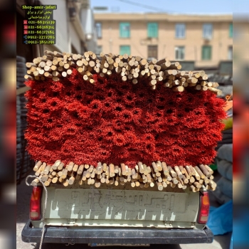 جارو پلاستیکی دسته دار شهرداری