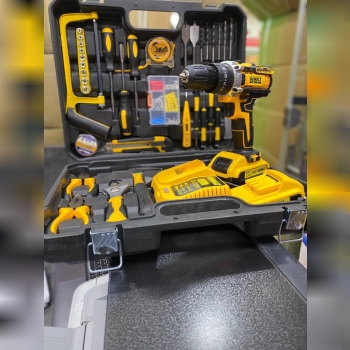 مجموعه دریل شارژی چکشی ۲۴ ولت طرح دیوالت