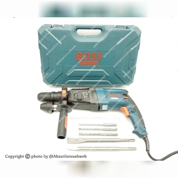 ⭐️ دریل بتن کن با سه نظام جدا شونده اصلی باس