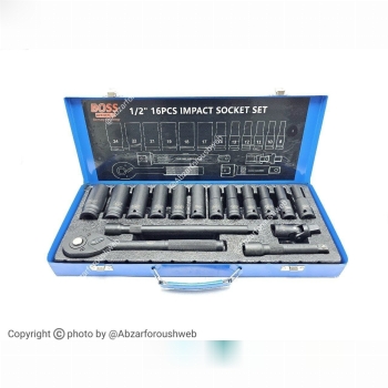 ⭐️ جعبه بکس ۱۶ عددی پایه بلند صنعتی فشار قوی باس