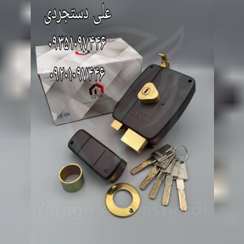 قفل حیاطی تمام برنج کلید شیار ماری SPW کارتن ۲۴ عد