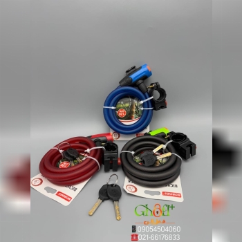  قفل دوچرخه کلید شیار ماری مبینس کلید شیار ماری برنجی همراه با پایه نصب بکسل ضخیم کیفیت عالی قیمت عا