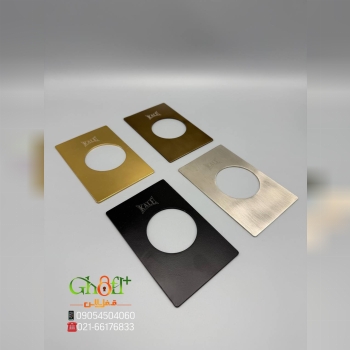 تولید و پخش صفحه پشت رزت ۱۵*۱۰ کالی ورق ضخیم آبکاری بسیار عالی سایز استاندارد کیفت بالا رنگ : طلایی 