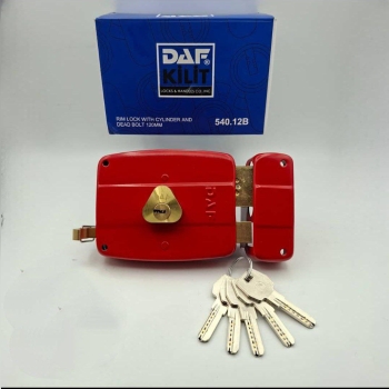 قفل حیاطی تمام برنجی داف ترکیه 5 کلید برنجی کلید ز