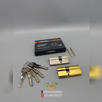 سیلندر ۷سانت دوشیار پله ای روملی ۵کلید دوشیار پله ای برنجی دسته بلند بدنه سیلندر ۱۴۲ گرم ساچمه برنجی