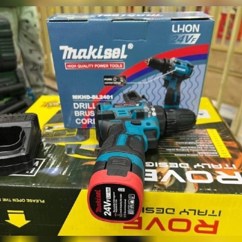 شارژی براشلس ۲۴ ولت تک باطری طرح ماکیتا 