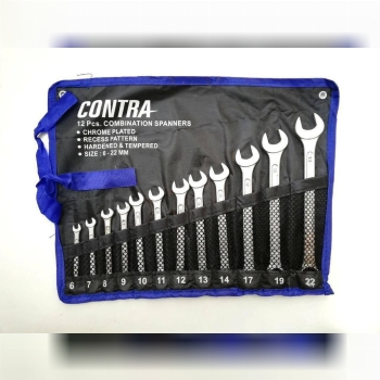  آچار یکسررینگ ١٢ عددی کیفی CONTRA