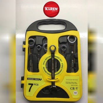  آچار یکسر جغجغه ۷ عددی سهند