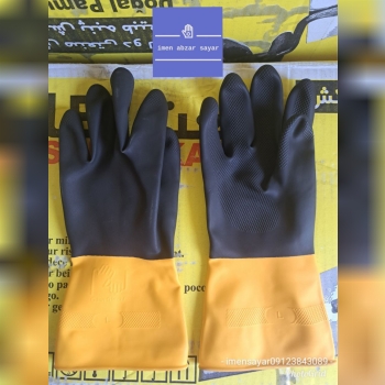دستکش لاستیکی گیلان ۲رنگ 