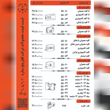 لیست قیمت محصولات ۵ ستاره با درصد تخفیف