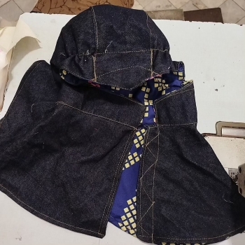 کلاه مقنعه مدل شجره لی و کتان