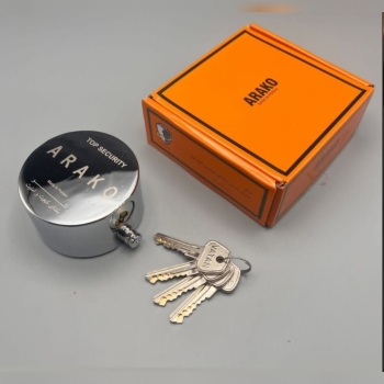  قفل گرد دوشیار فولادی اراکو کلید دوشیار برنجی/مغزی برنجی بی رقیب در کیفیت ضد اسید ضد برش دارای 3 سا