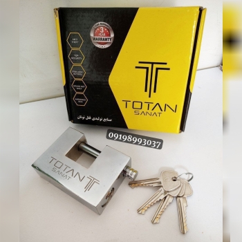  قفل کتابی 100 دوشیار فولادی توتان 