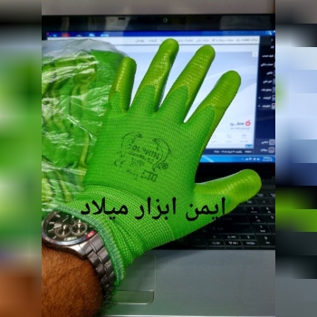 دستکش نیتریل شیاری دلفین