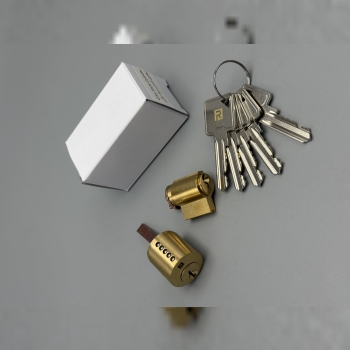  سیلندر قفل برقی روملی دوطرف توپی تمام برنج ۵کلید ساده پر شیار تمام برنجی کیفیت عالی تعداد محدود قیم