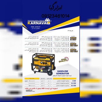  موتور برق کارناوال تعداد در کارتن : .. عدد به صور