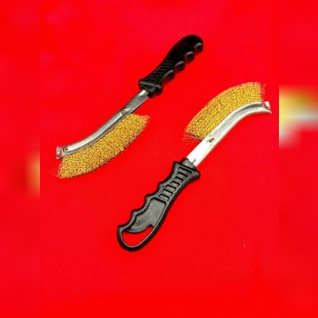 فرچه سیمی مسواکی مفتول طلایی