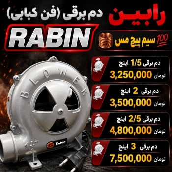 دم برقی (فن کبابی) رابین    RABIN