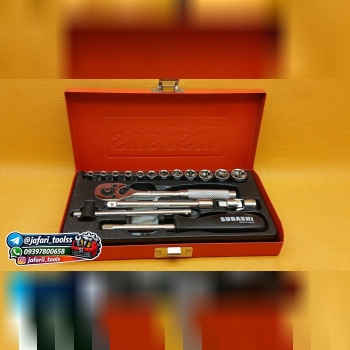 جعبه بکس 1/4 درایو 17 پارچه سوباشی