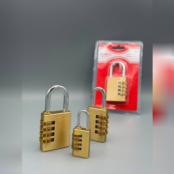 قفل آویز رمزی تمام برنجی M 