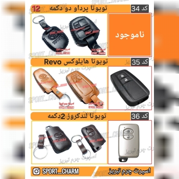 کاتالوگ کاور ریموت چرم طبیعی 12