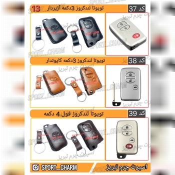 کاتالوگ کاور ریموت چرم طبیعی 13