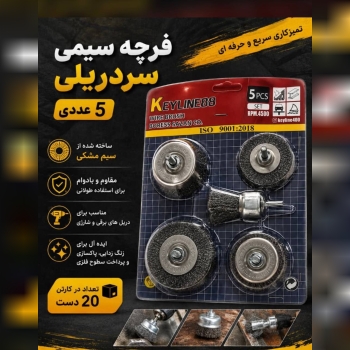  فرچه سردریلی ۵ عددی 
