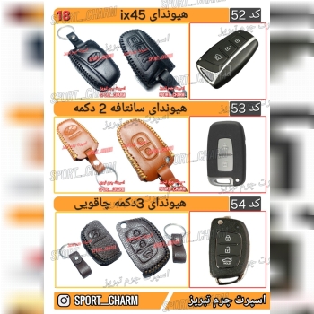 کاتالوگ کاور ریموت چرم طبیعی 18